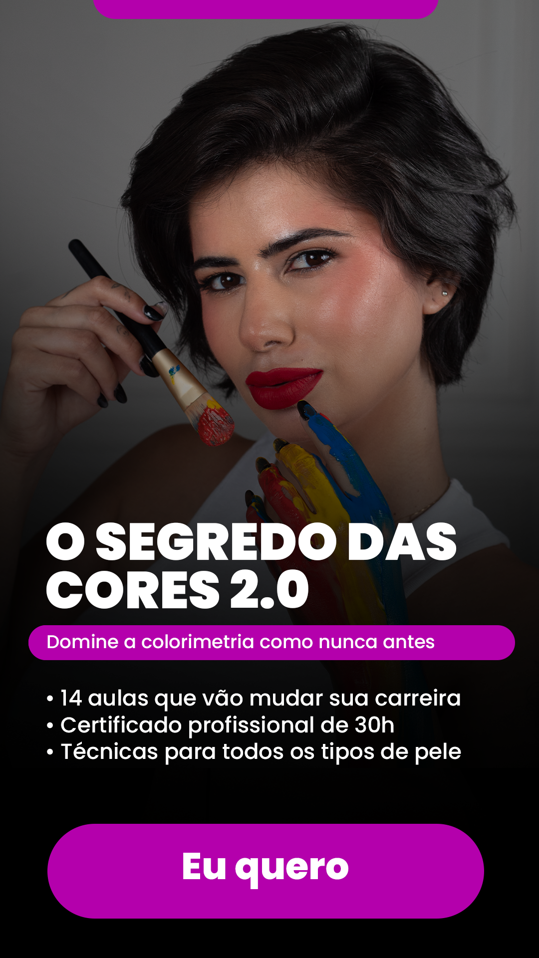 Capa do O Segredo das Cores 2.0, de Sara Veiga